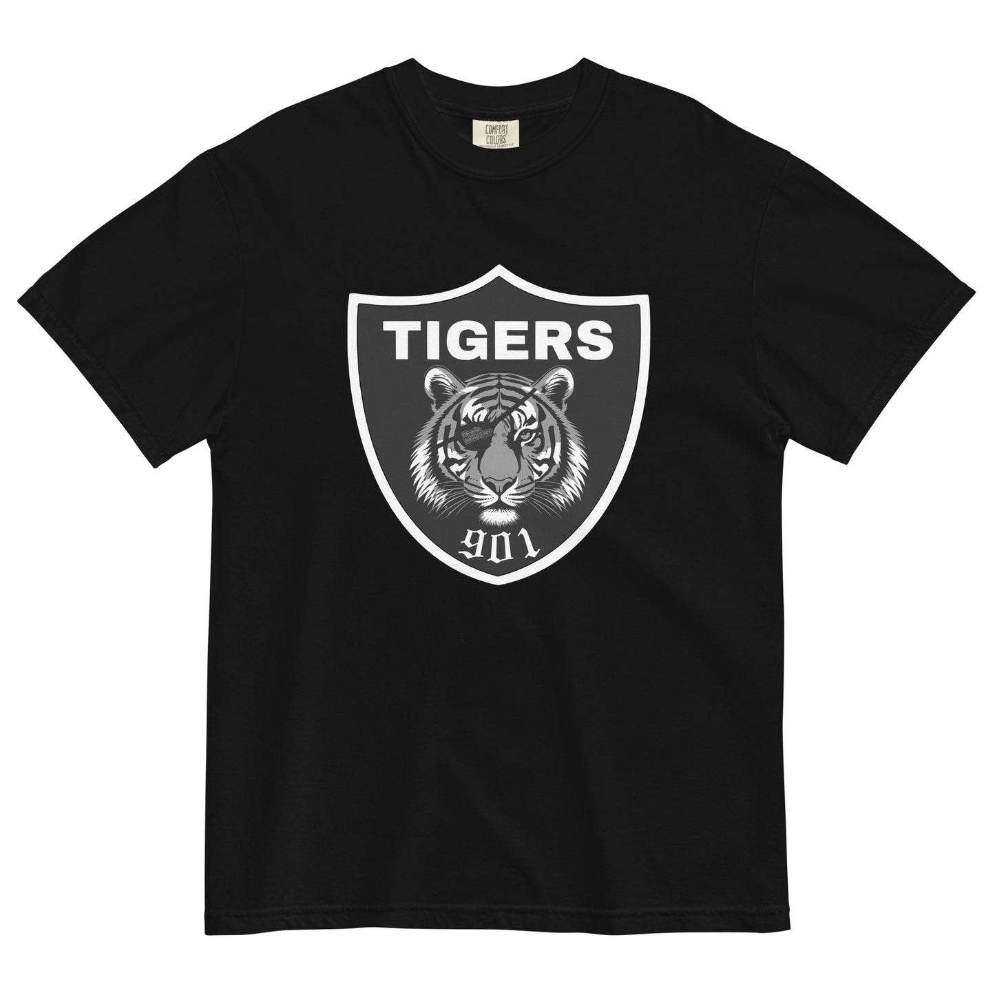 Tigers 901 Shield Logo Unisex garment-dyed heavyweight t-shirt