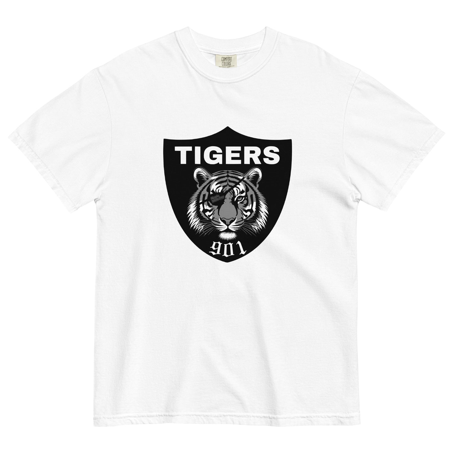 Tigers 901 Shield Logo Unisex garment-dyed heavyweight t-shirt