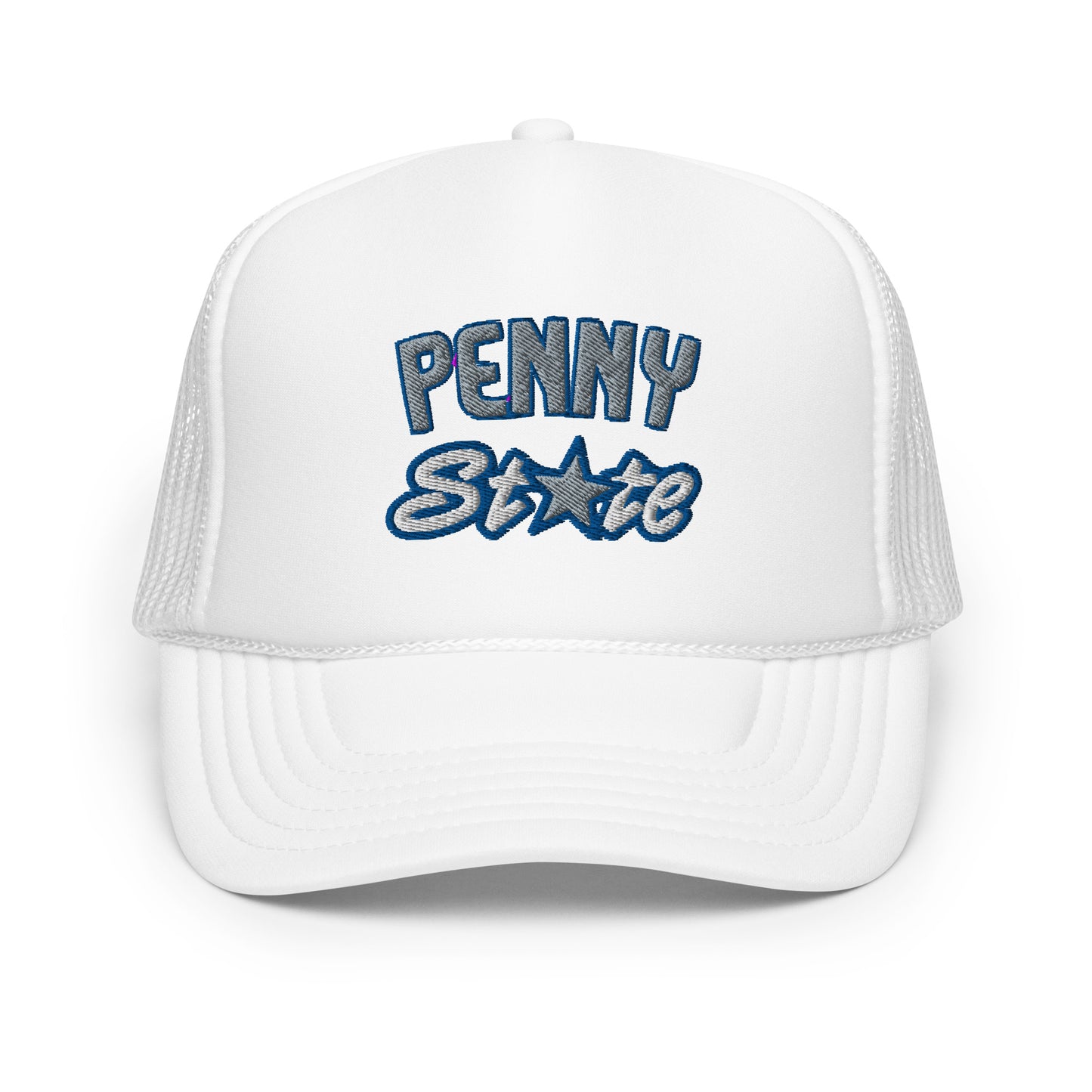 Penny State Foam trucker hat