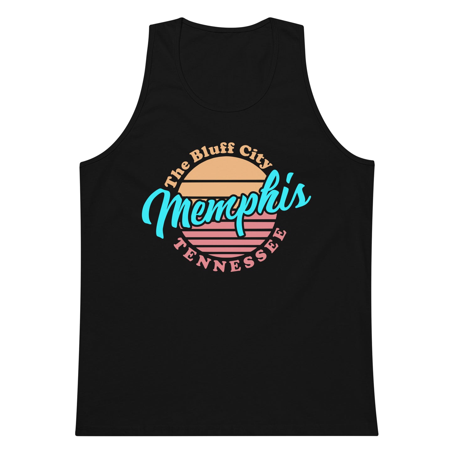 The Bluff City Memphis Tennessee Summer Men’s premium tank top