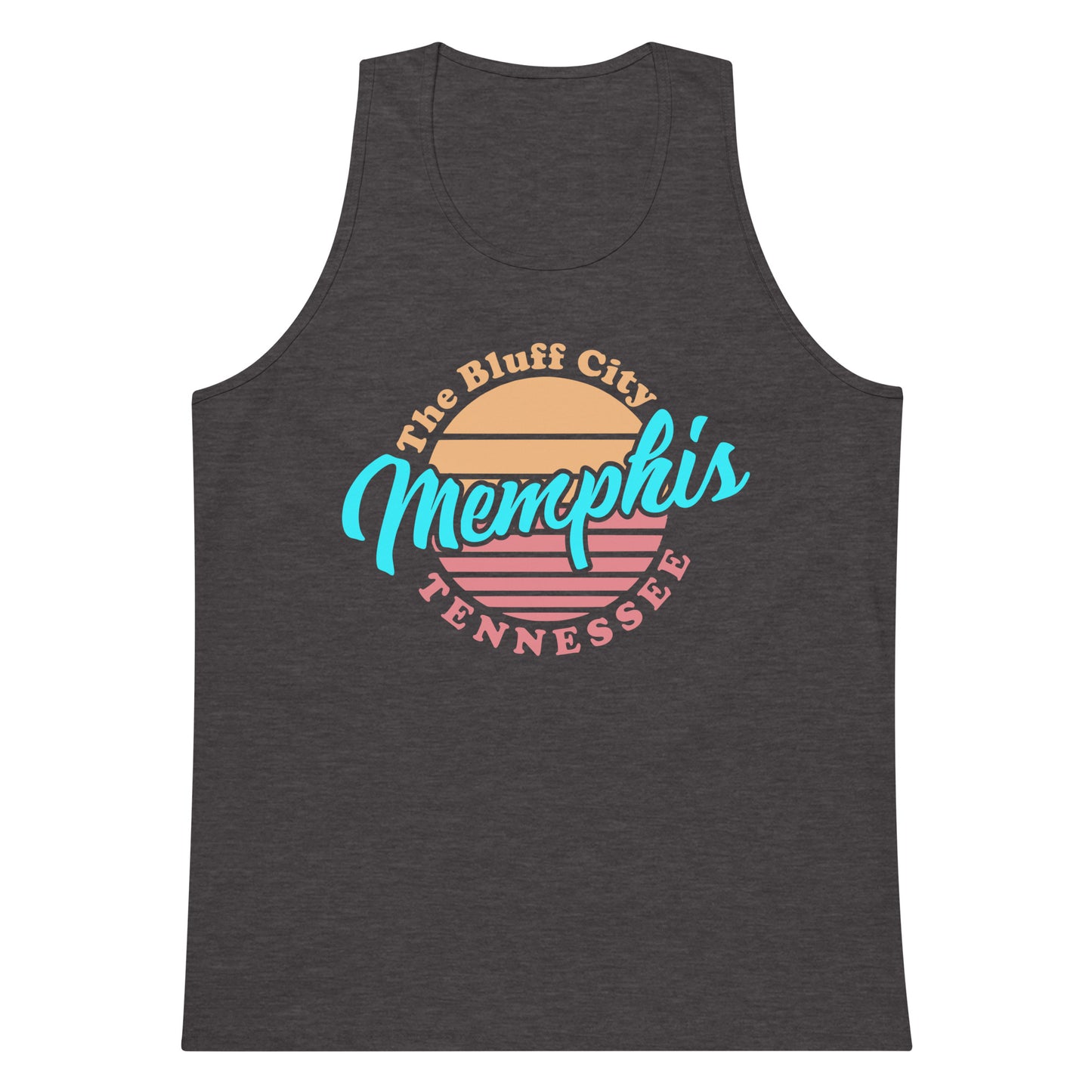 The Bluff City Memphis Tennessee Summer Men’s premium tank top