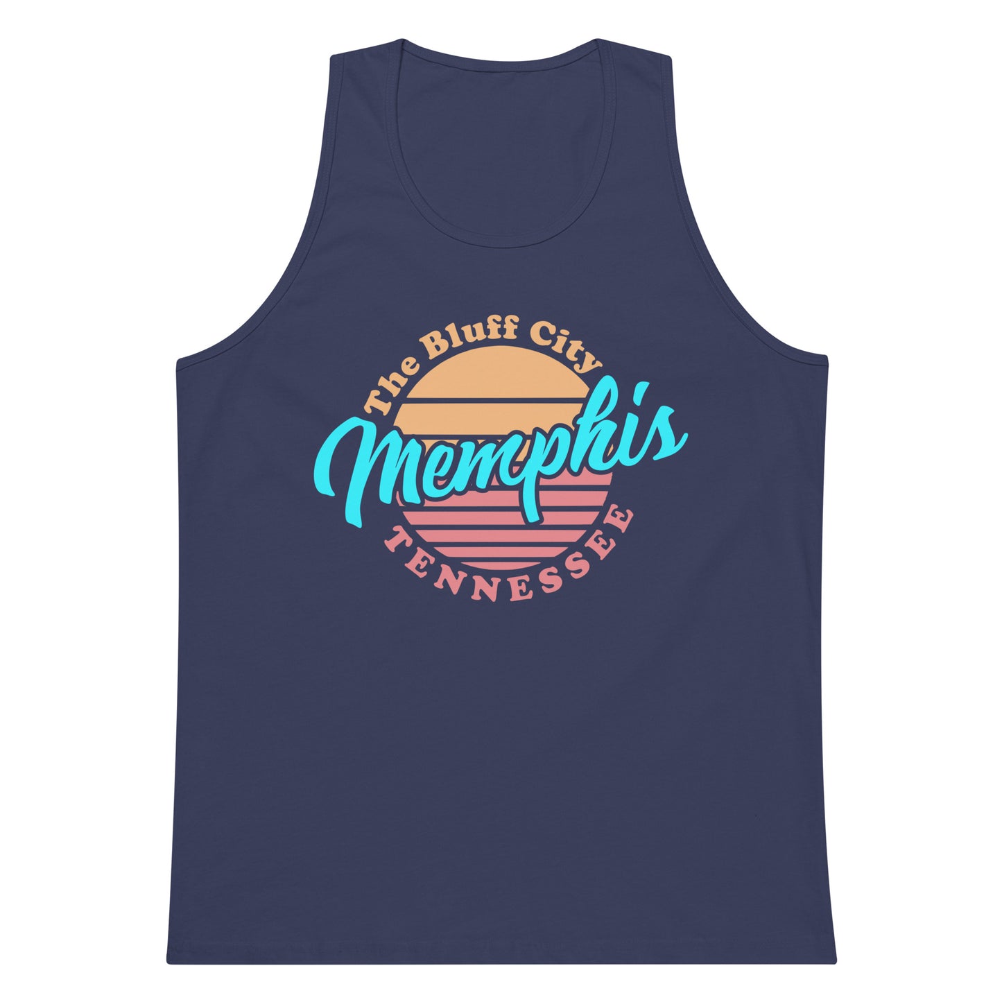The Bluff City Memphis Tennessee Summer Men’s premium tank top