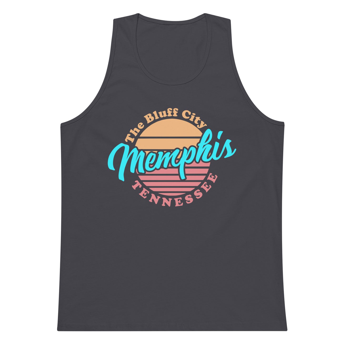 The Bluff City Memphis Tennessee Summer Men’s premium tank top