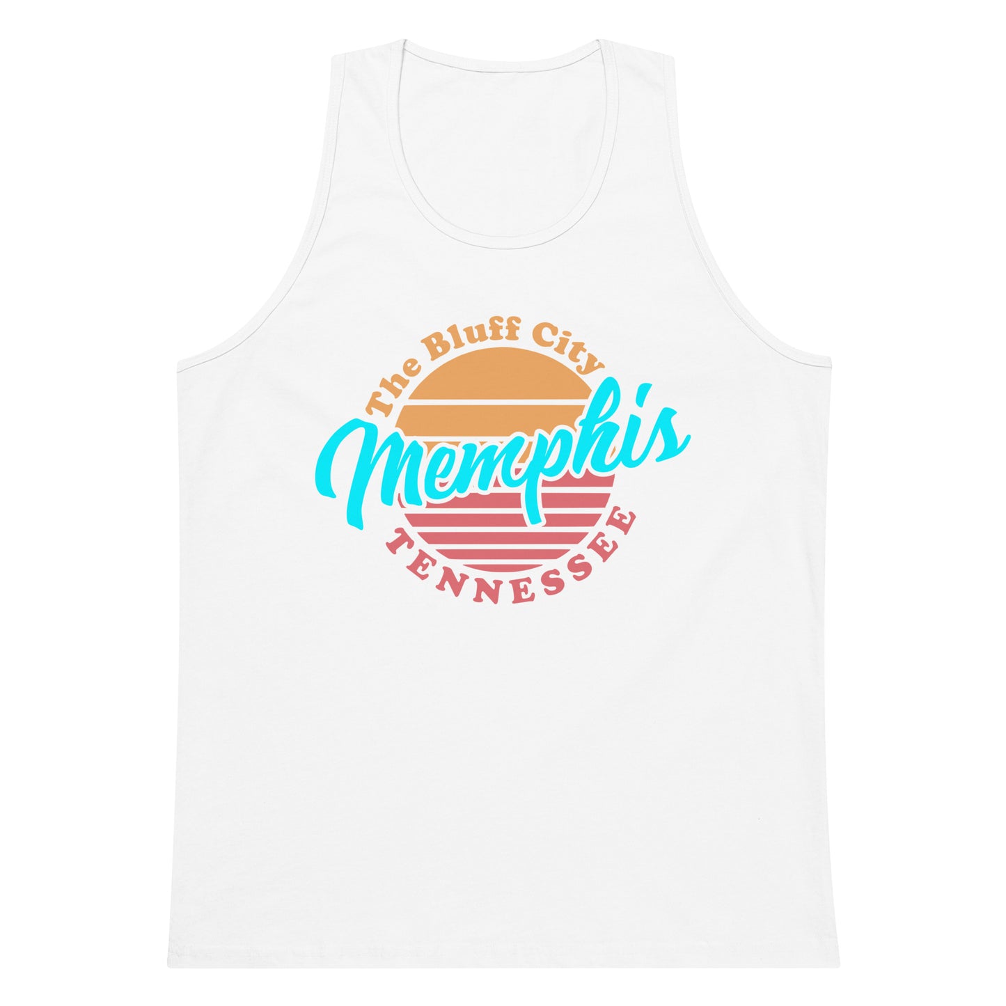 The Bluff City Memphis Tennessee Summer Men’s premium tank top