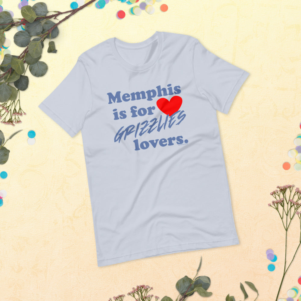 Memphis is for Grizzlies lovers! Short-sleeve unisex t-shirt