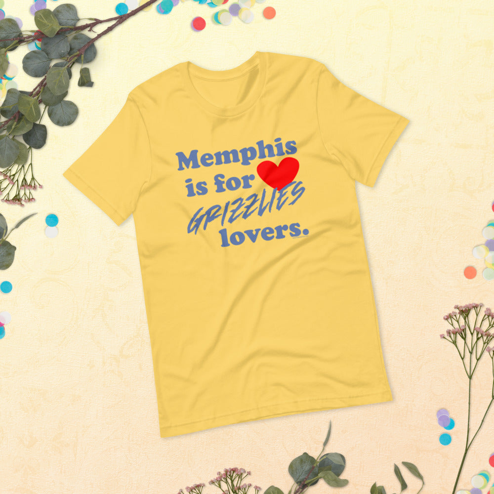 Memphis is for Grizzlies lovers! Short-sleeve unisex t-shirt