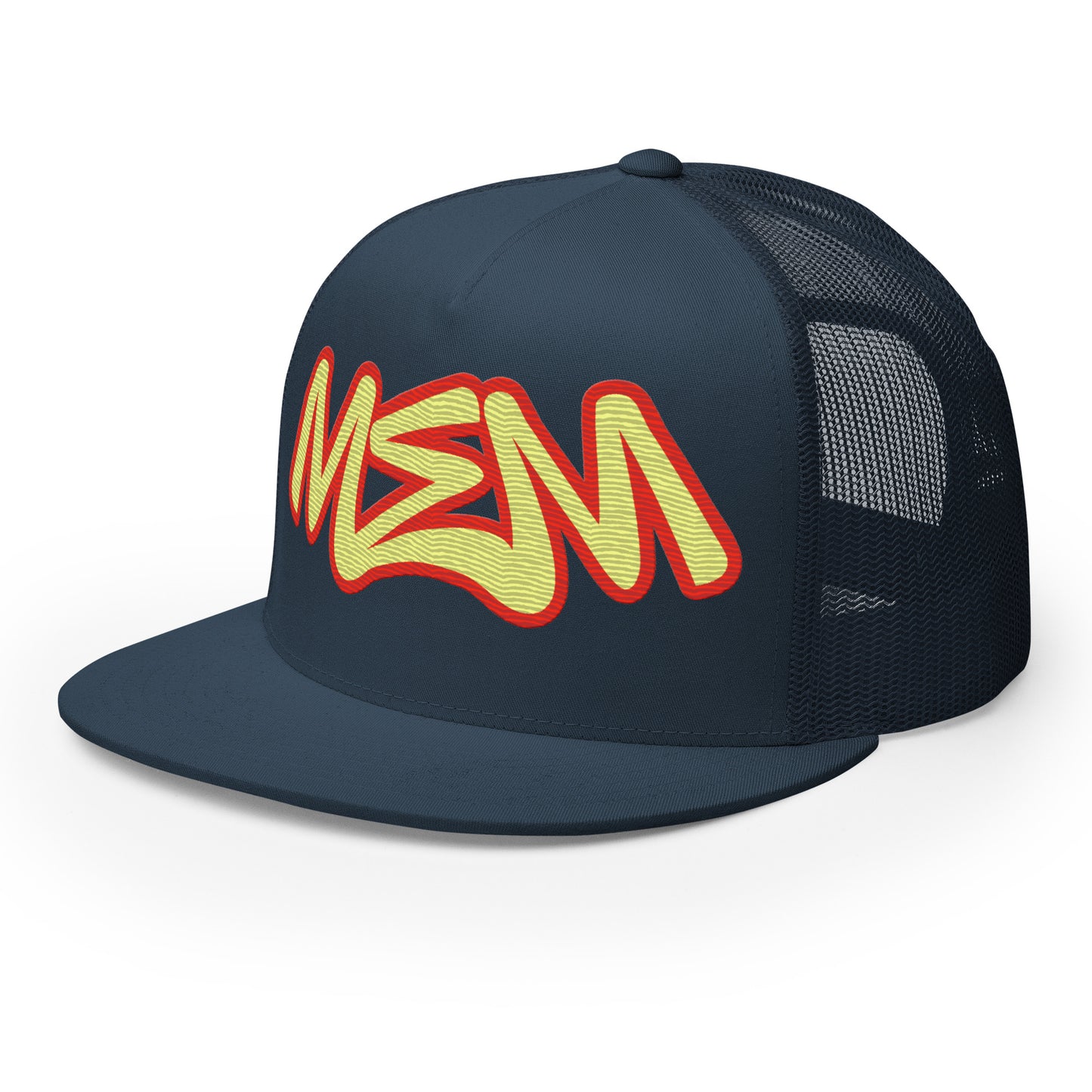 MEM Graffiti Style Memphis Trucker Cap