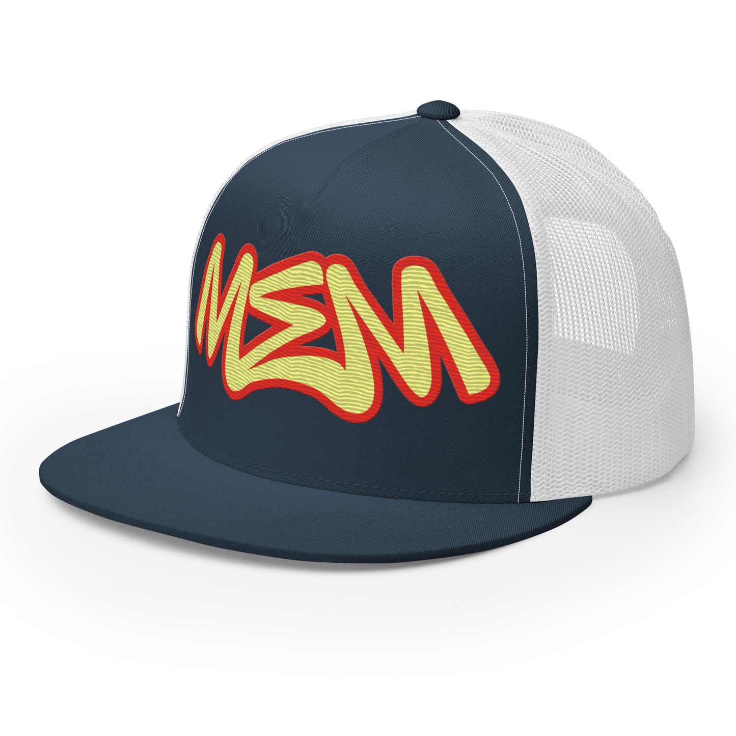 MEM Graffiti Style Memphis Trucker Cap