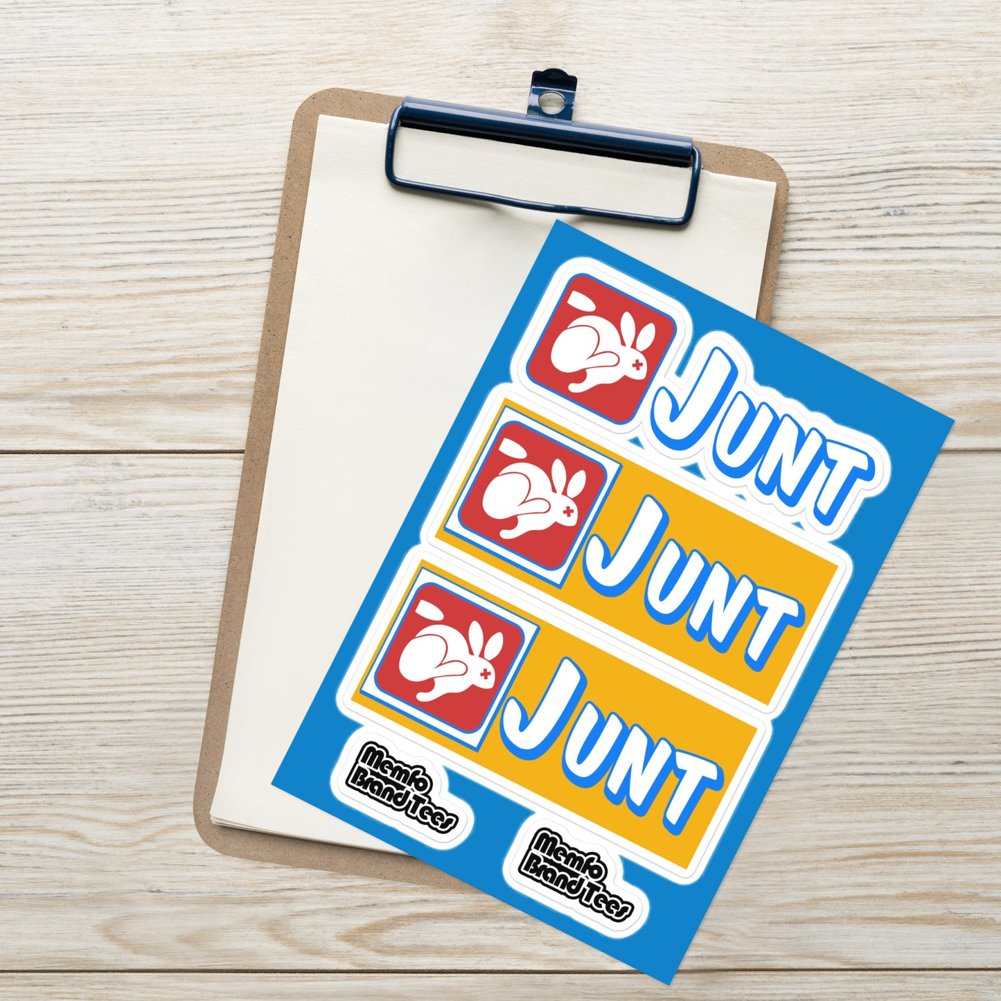 Memphis JUNT Store Sticker sheet