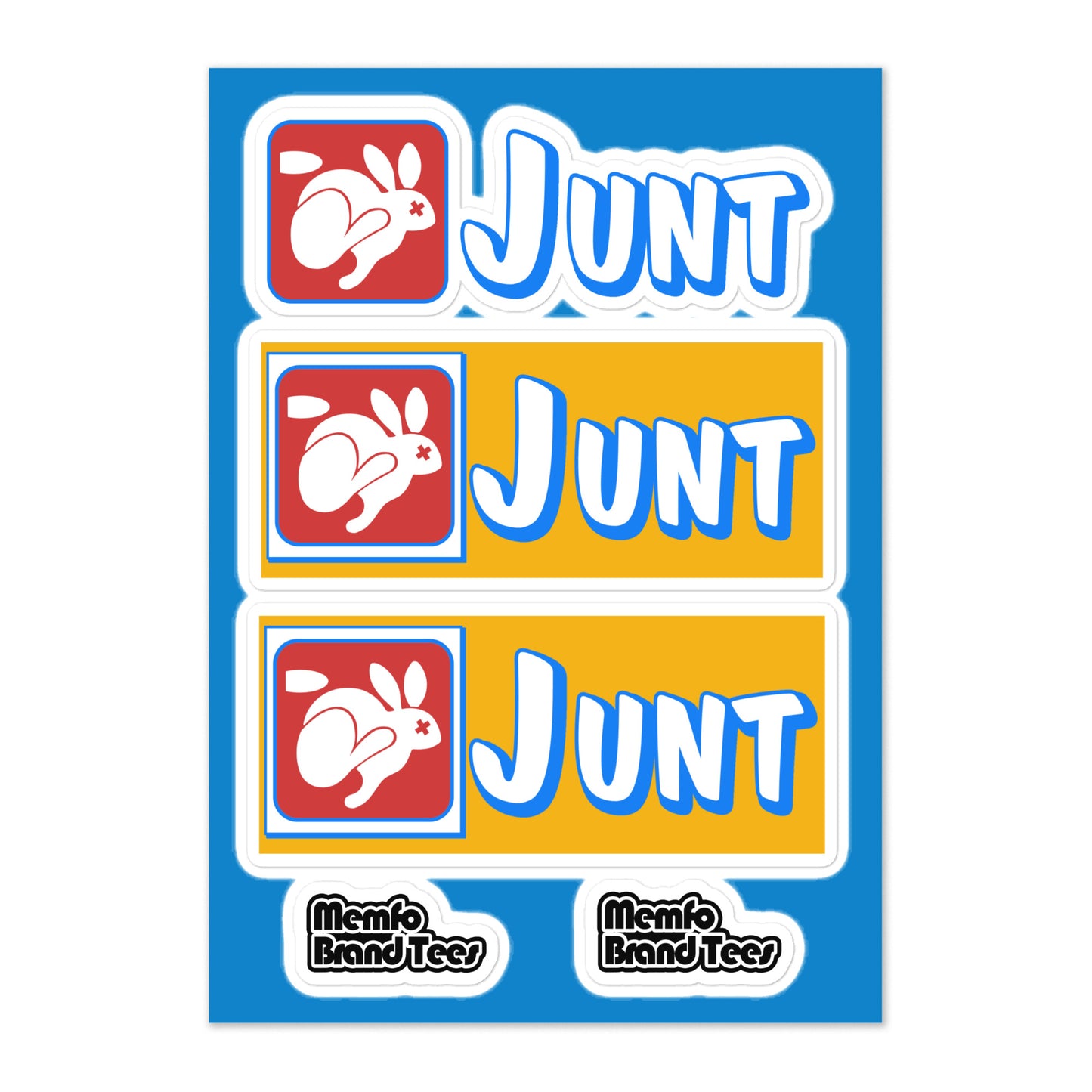 Memphis JUNT Store Sticker sheet