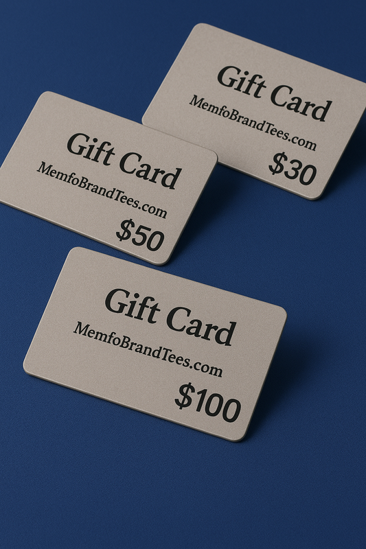 Memfo Brand Tees Digital Gift Cards