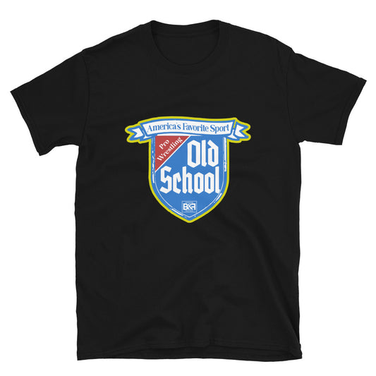 Old School Pro Wrestling Crest Short-Sleeve Unisex T-Shirt