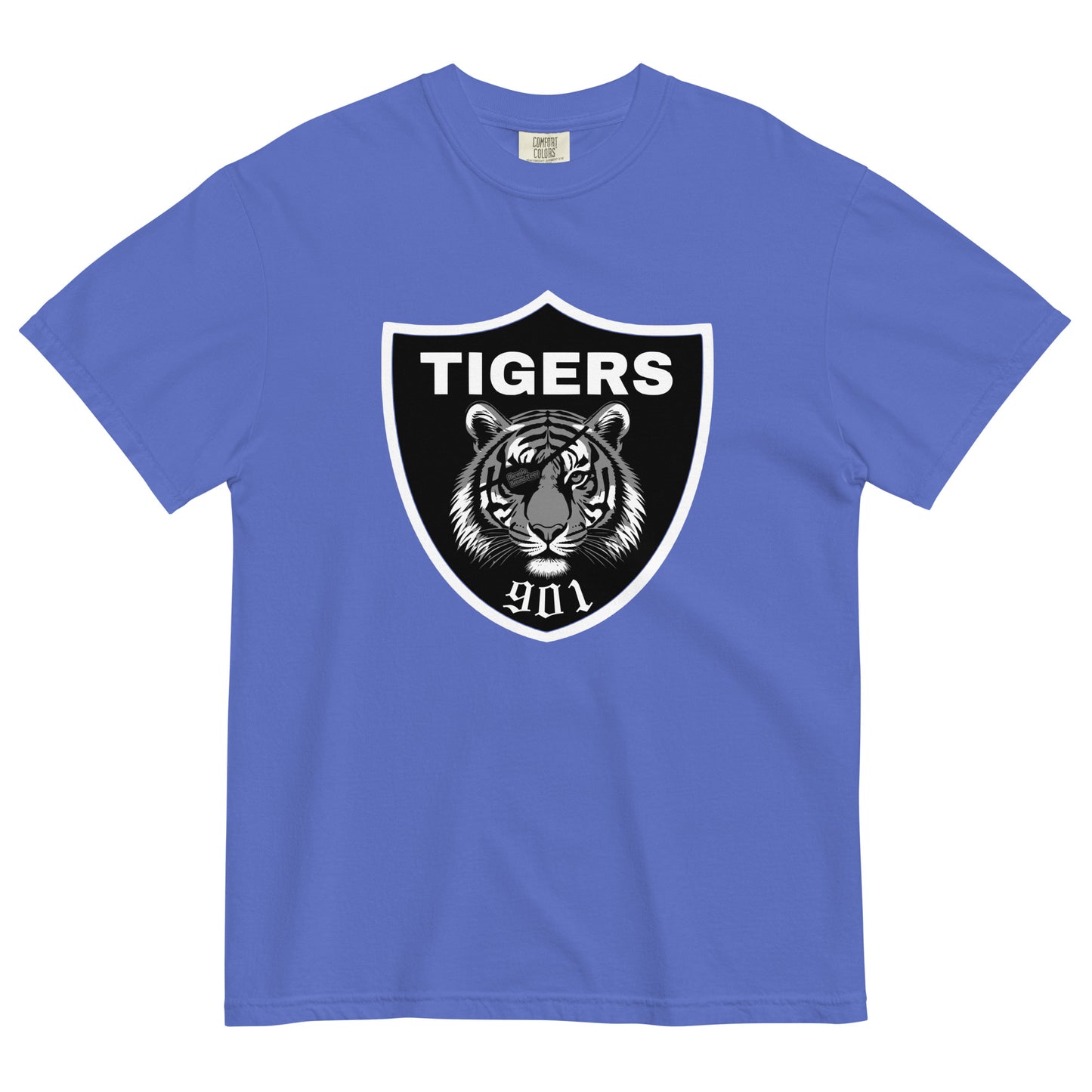 Tigers 901 Shield Logo Unisex garment-dyed heavyweight t-shirt