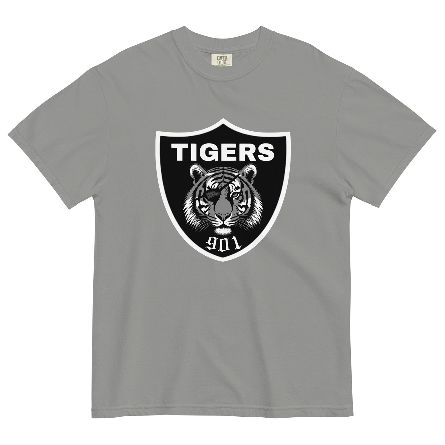 Tigers 901 Shield Logo Unisex garment-dyed heavyweight t-shirt