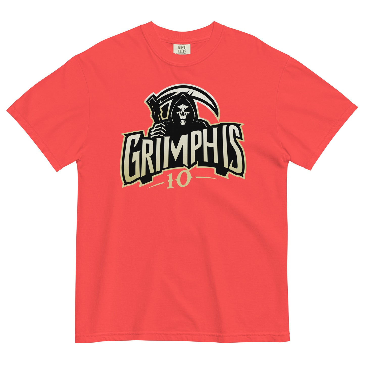 GRIMPHIS Reaper Unisex garment-dyed heavyweight t-shirt