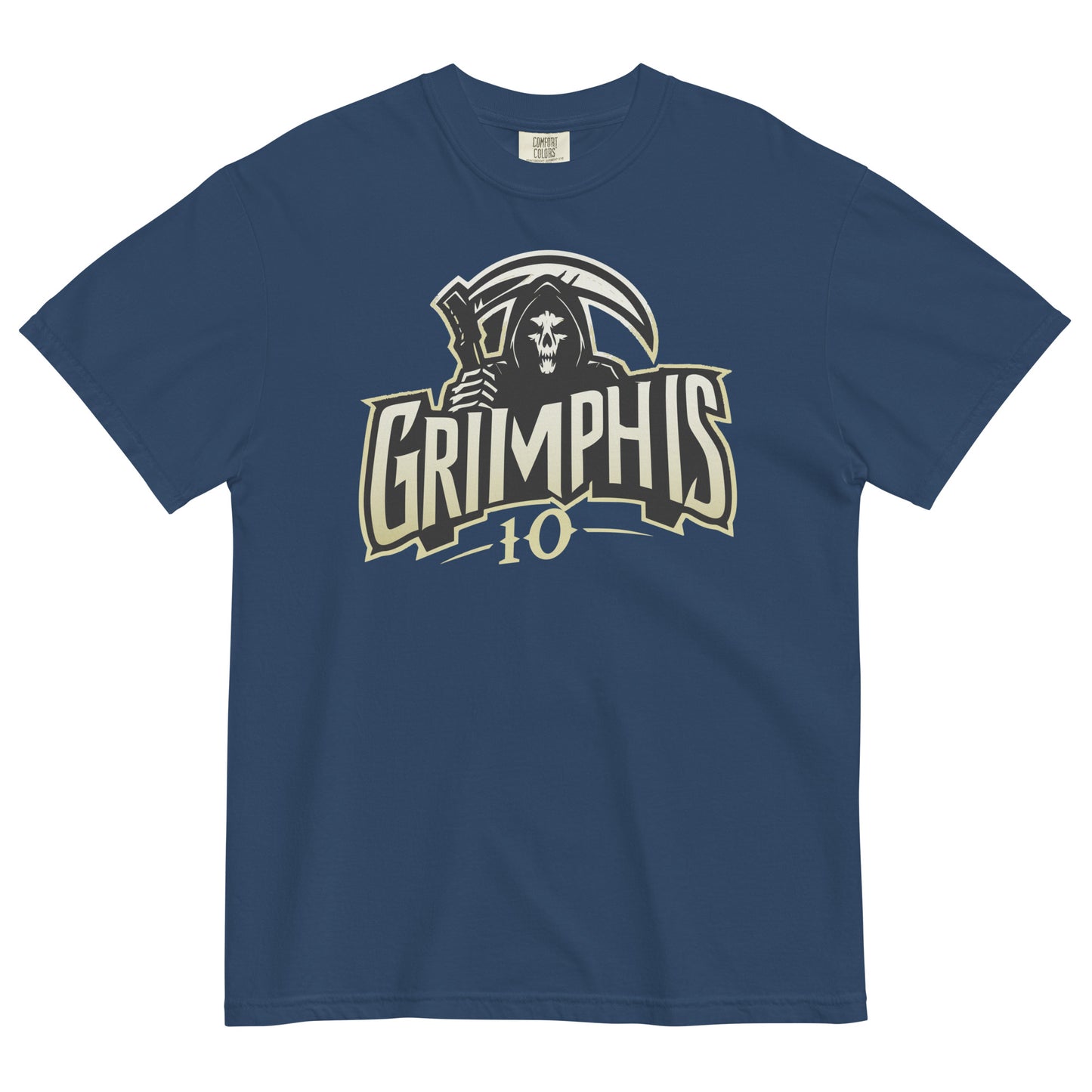 GRIMPHIS Reaper Unisex garment-dyed heavyweight t-shirt