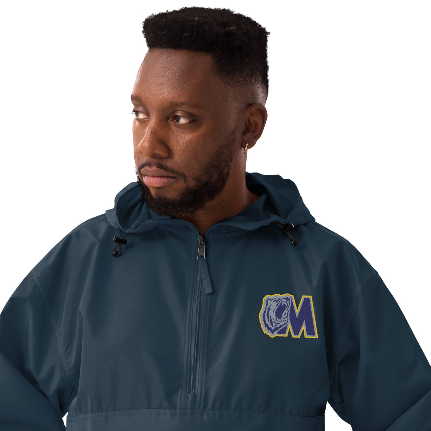 Memfo Mashup- Grizz X Chicks Embroidered Champion Packable Jacket