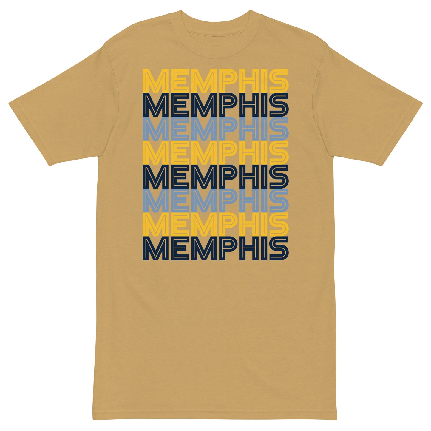 MEMPHIS x8 Men’s premium heavyweight tee