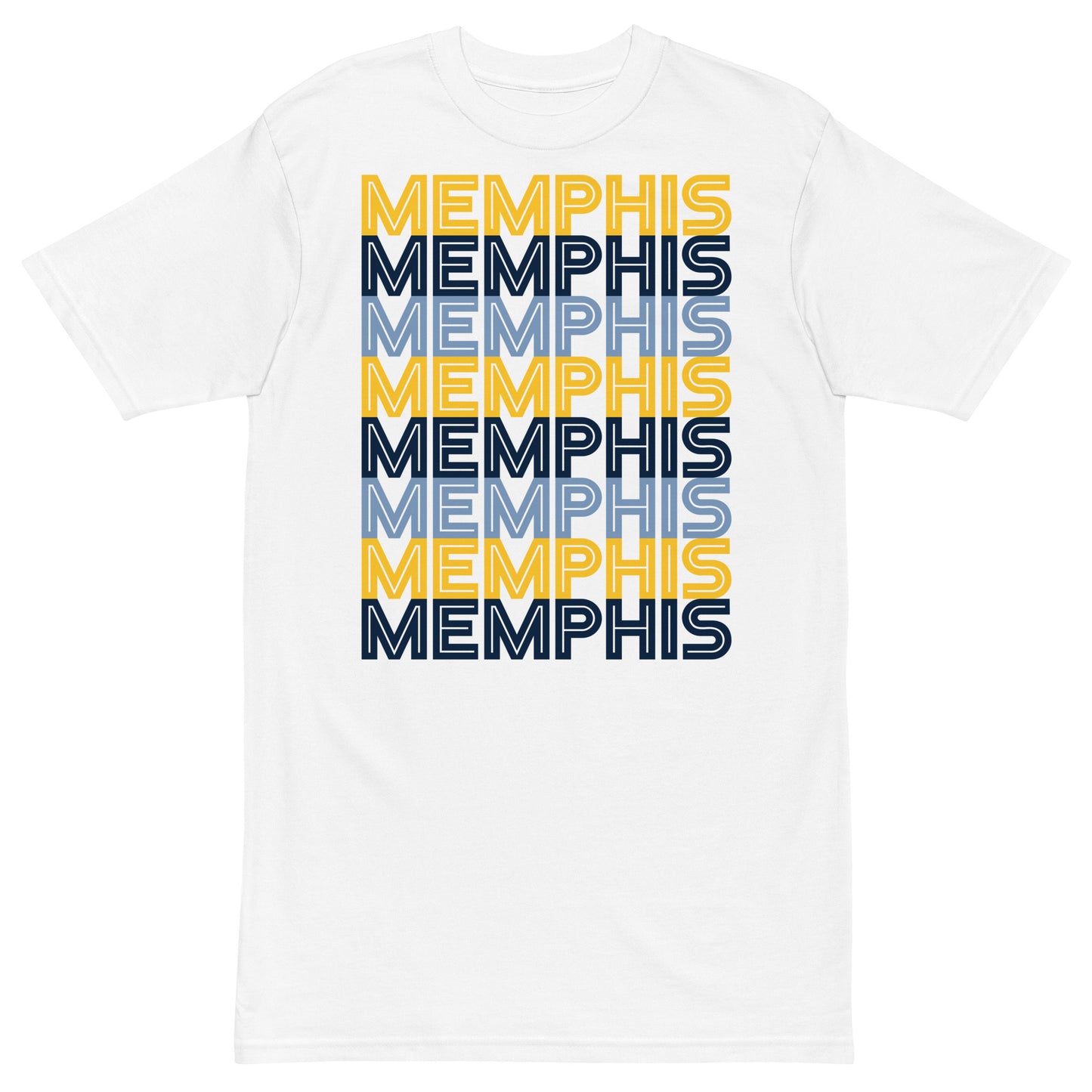 MEMPHIS x8 Men’s premium heavyweight tee