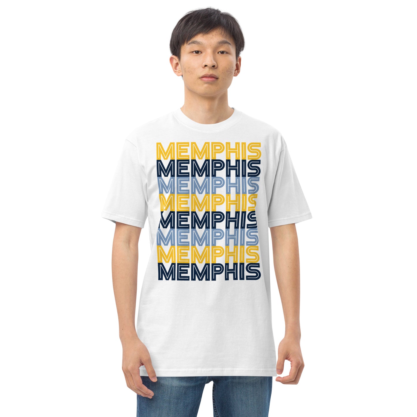 MEMPHIS x8 Men’s premium heavyweight tee