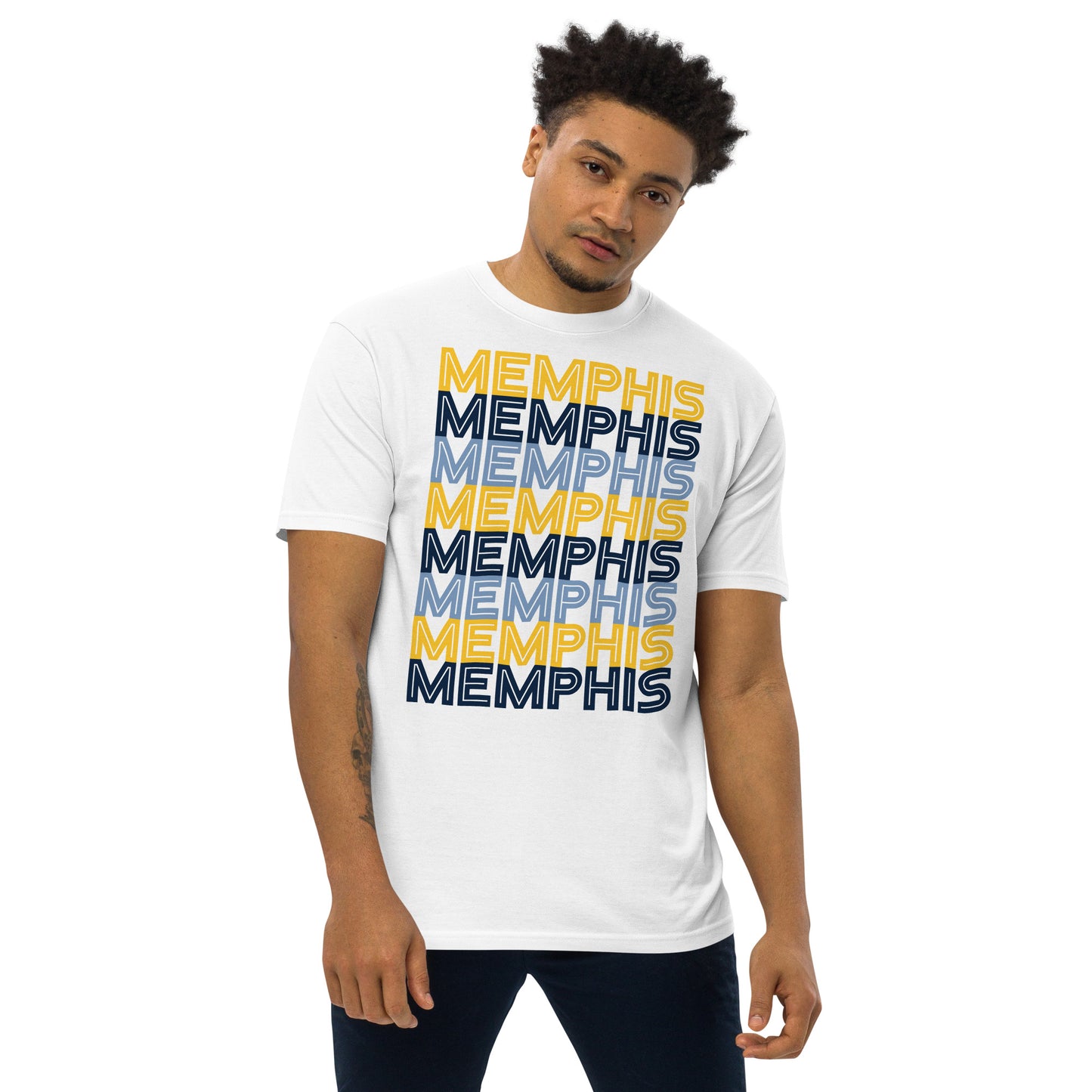 MEMPHIS x8 Men’s premium heavyweight tee