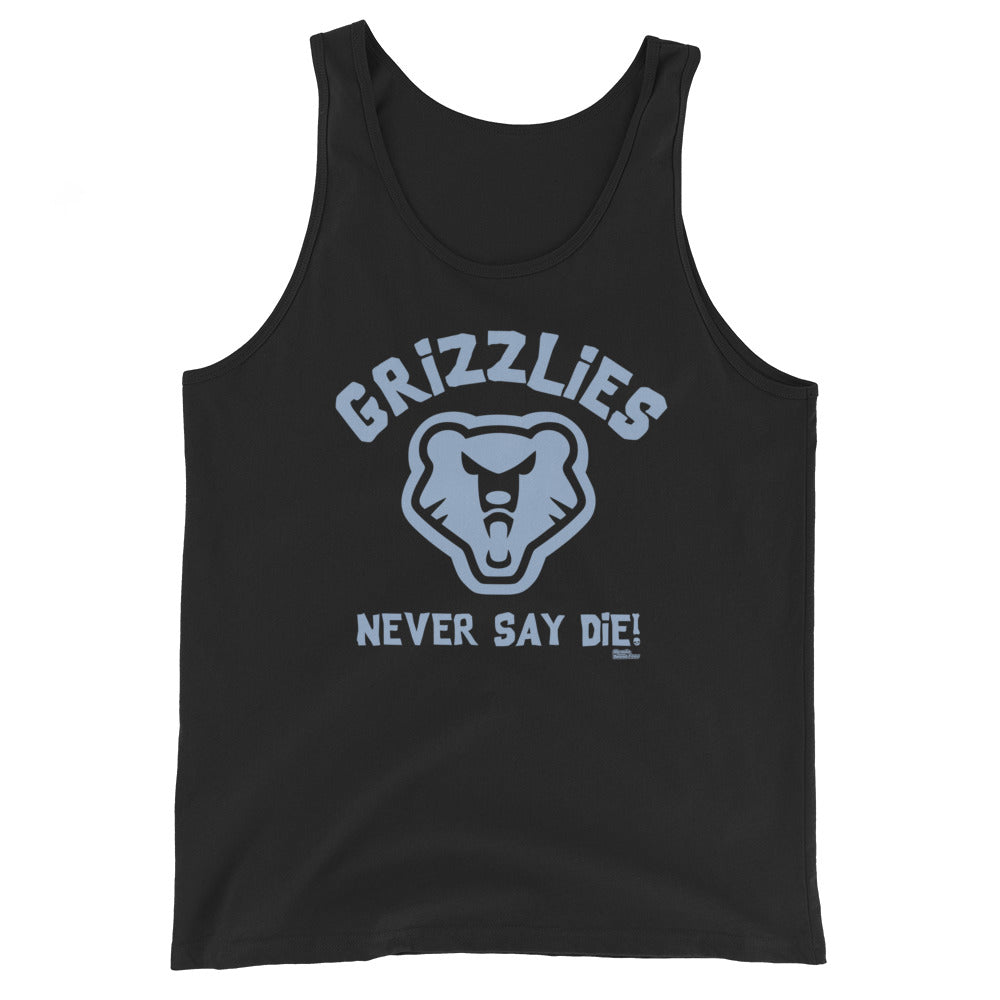 Grizzlies Never Say Die! Unisex Tank Top