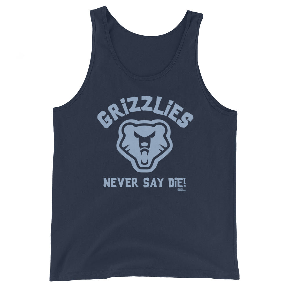 Grizzlies Never Say Die! Unisex Tank Top