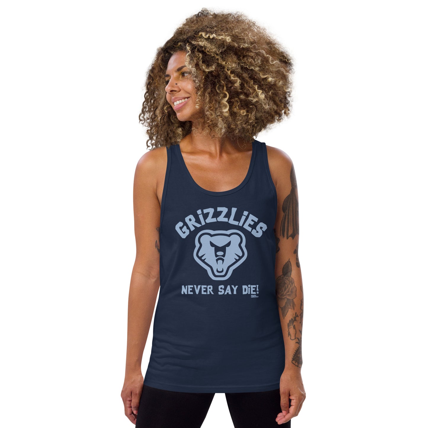 Grizzlies Never Say Die! Unisex Tank Top