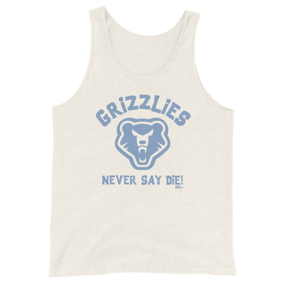 Grizzlies Never Say Die! Unisex Tank Top