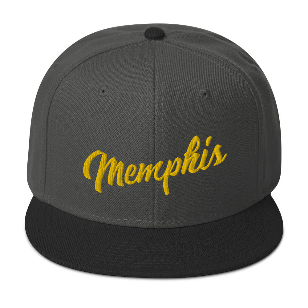 Memphis Script Snapback Hat