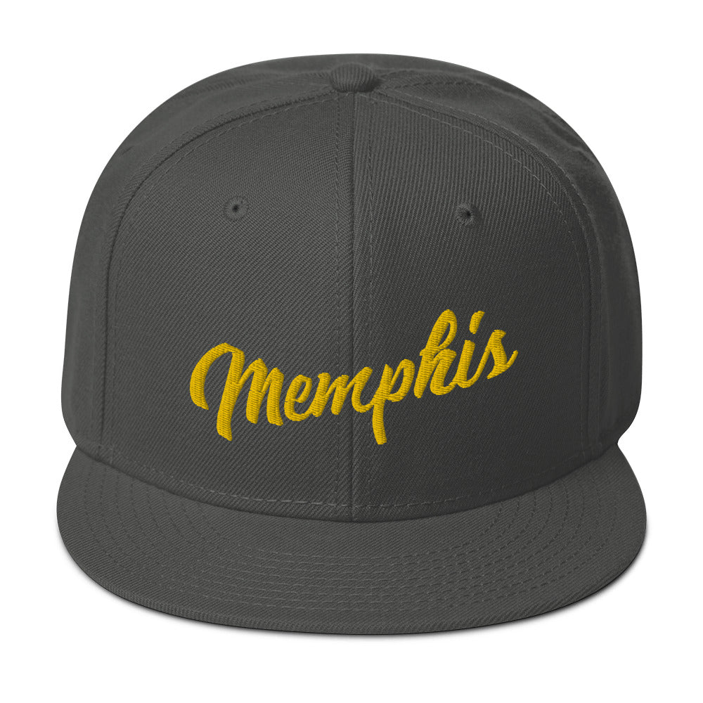 Memphis Script Snapback Hat