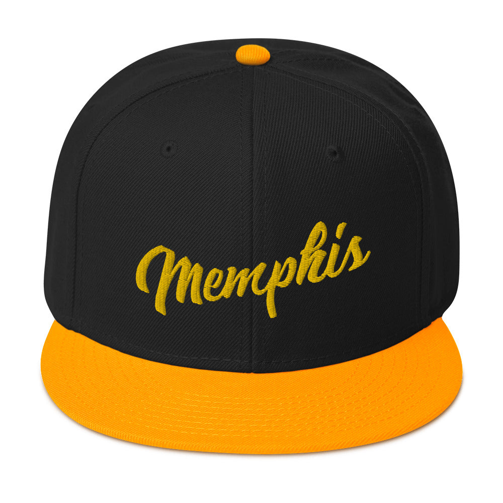 Memphis Script Snapback Hat