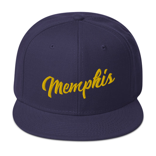 Memphis Script Snapback Hat