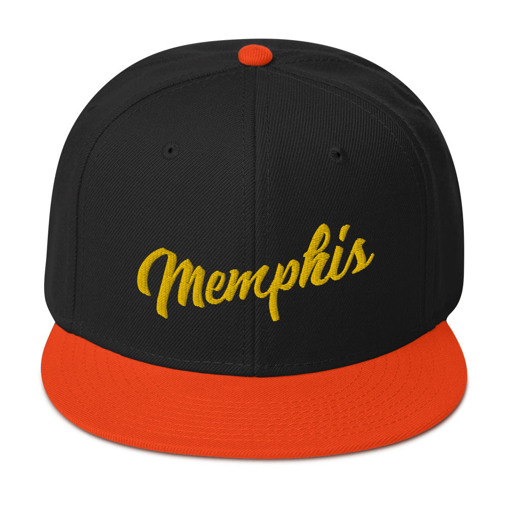 Memphis Script Snapback Hat