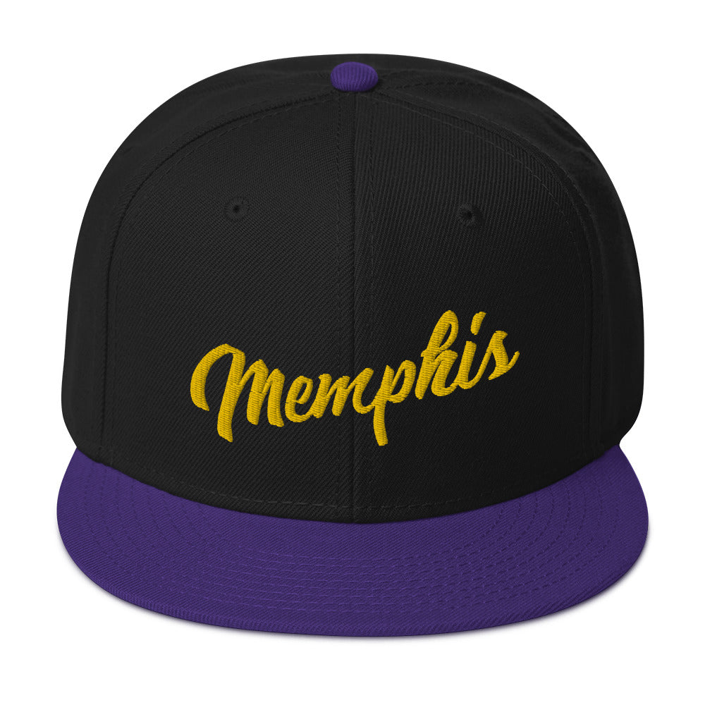 Memphis Script Snapback Hat