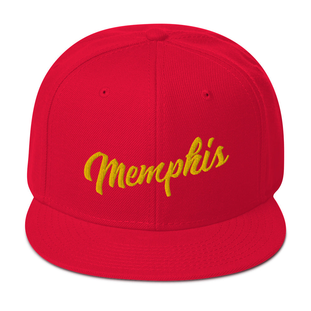 Memphis Script Snapback Hat