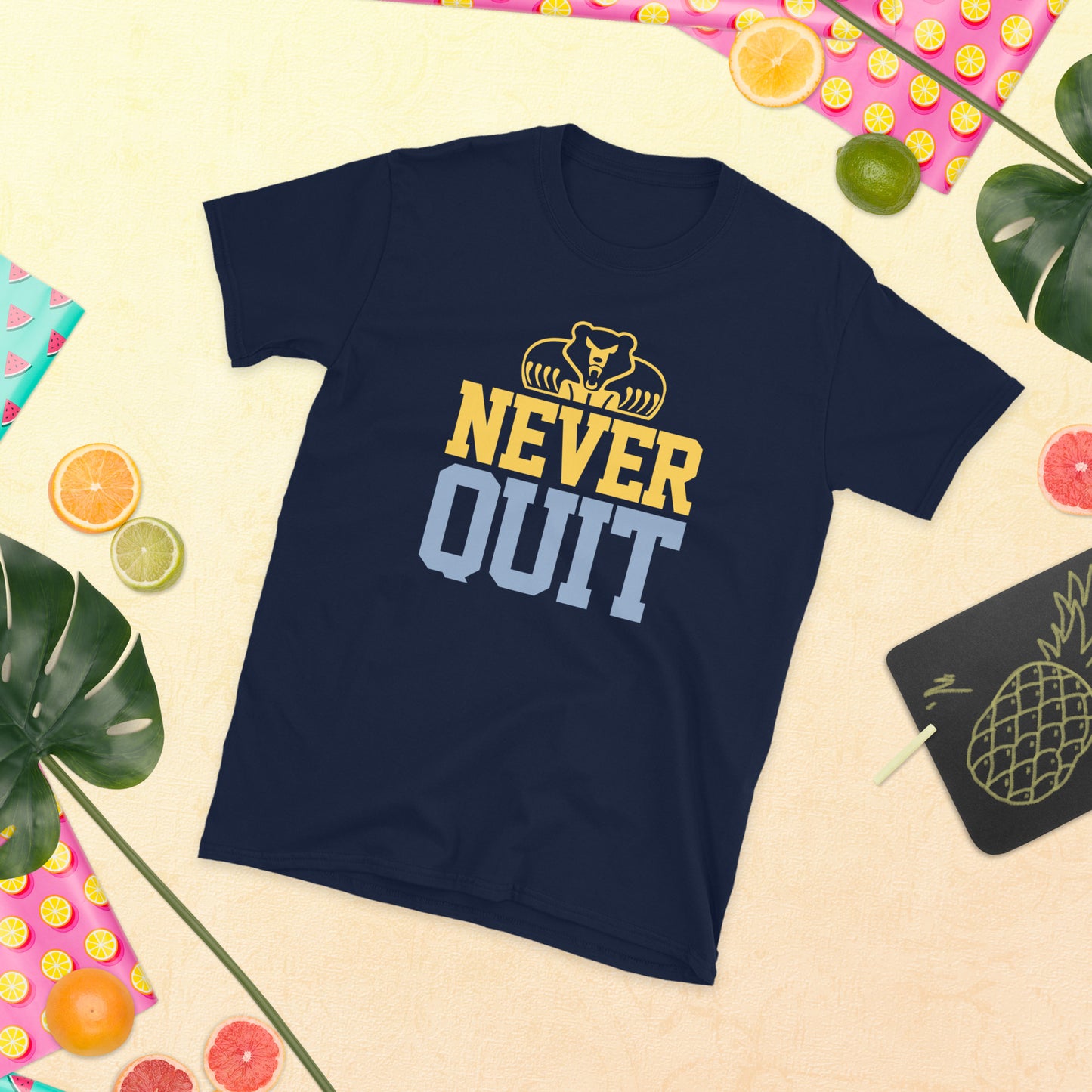 Grizzlies Never Quit Retro Short-Sleeve Unisex T-Shirt