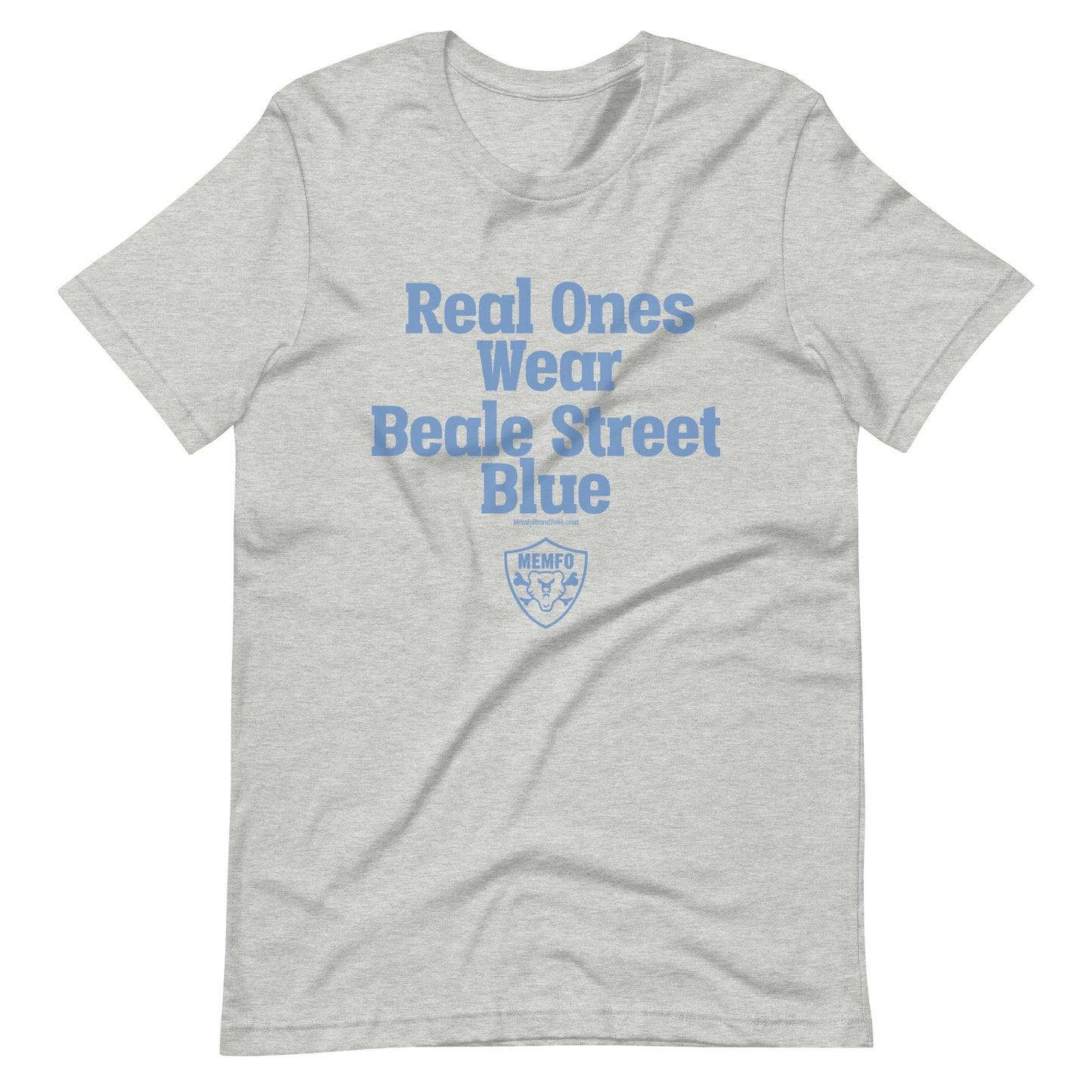 Real Ones Wear Beale Street Blue {Shield} Unisex t-shirt