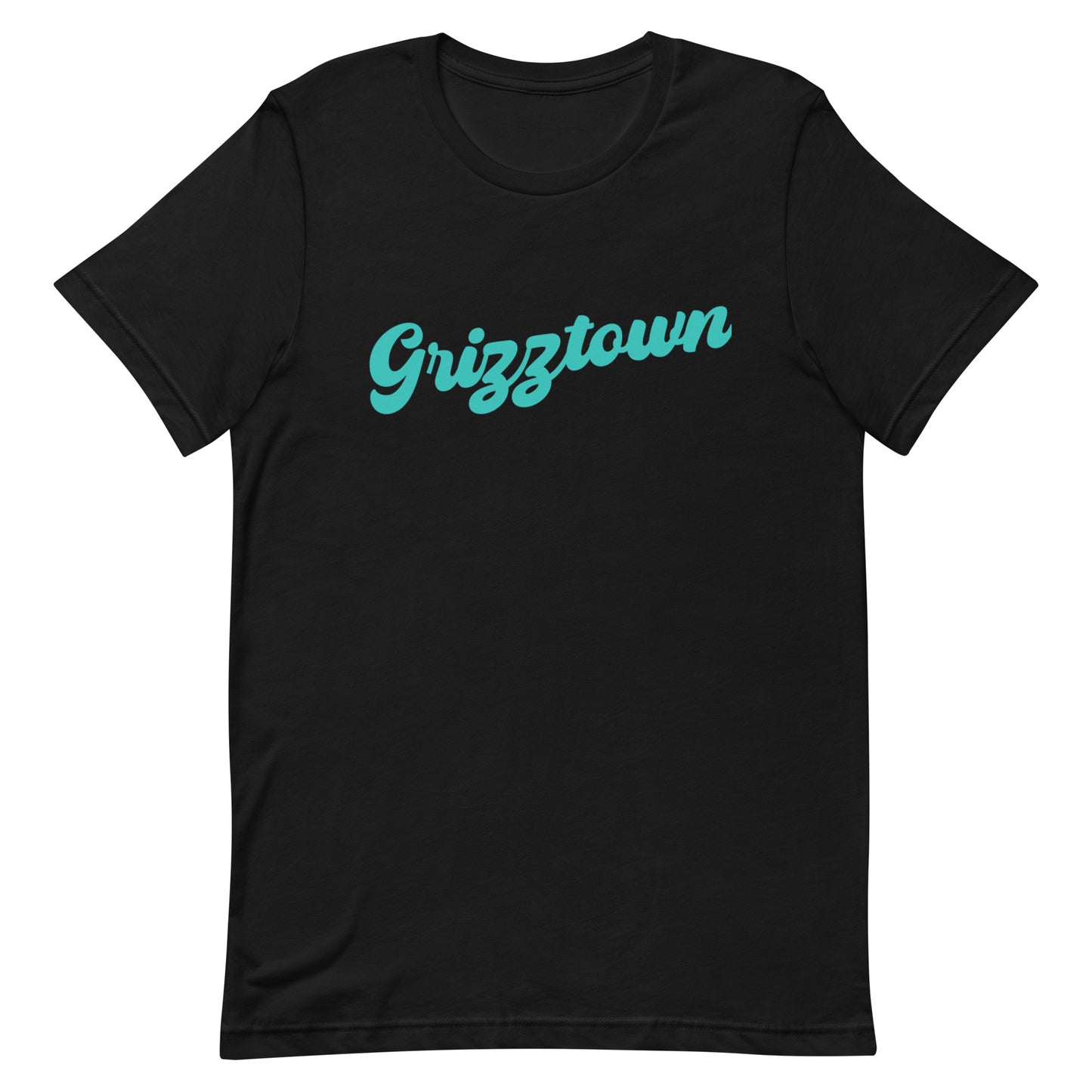 Grizztown Tilt (turquoise) Unisex t-shirt