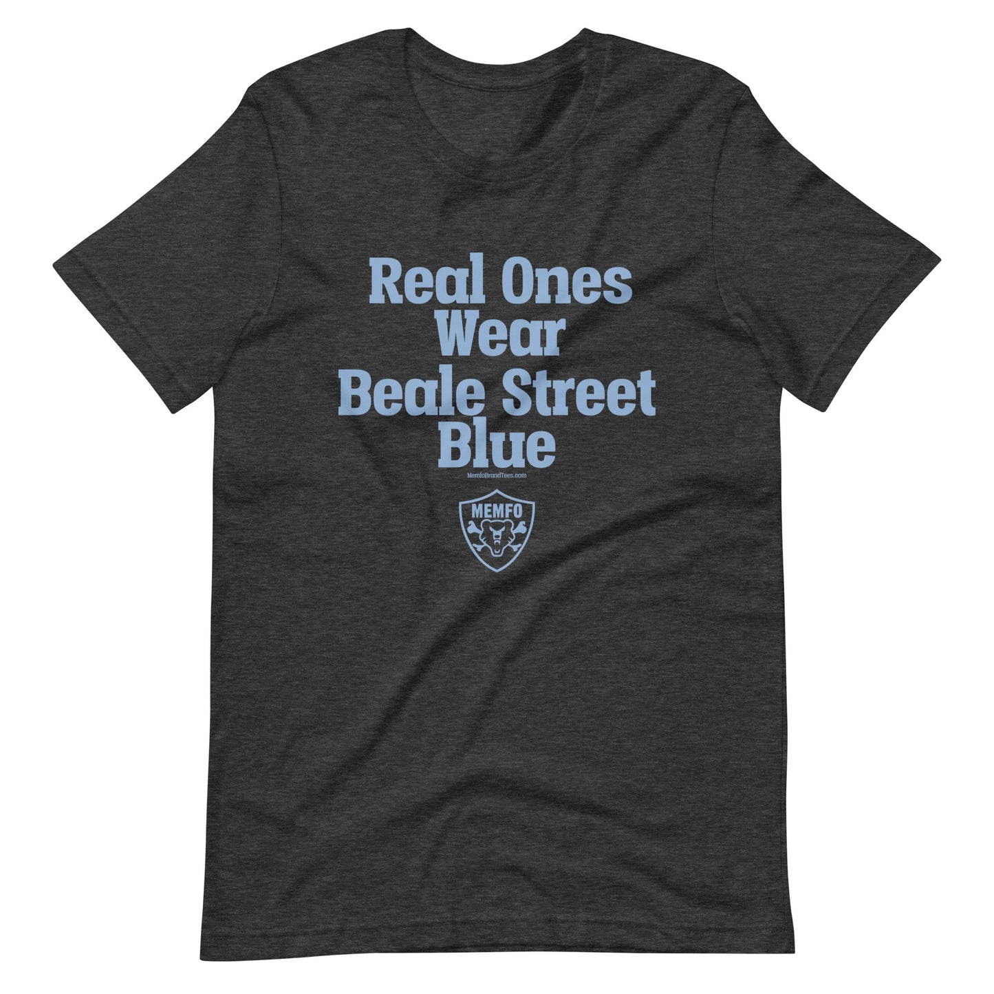 Real Ones Wear Beale Street Blue {Shield} Unisex t-shirt