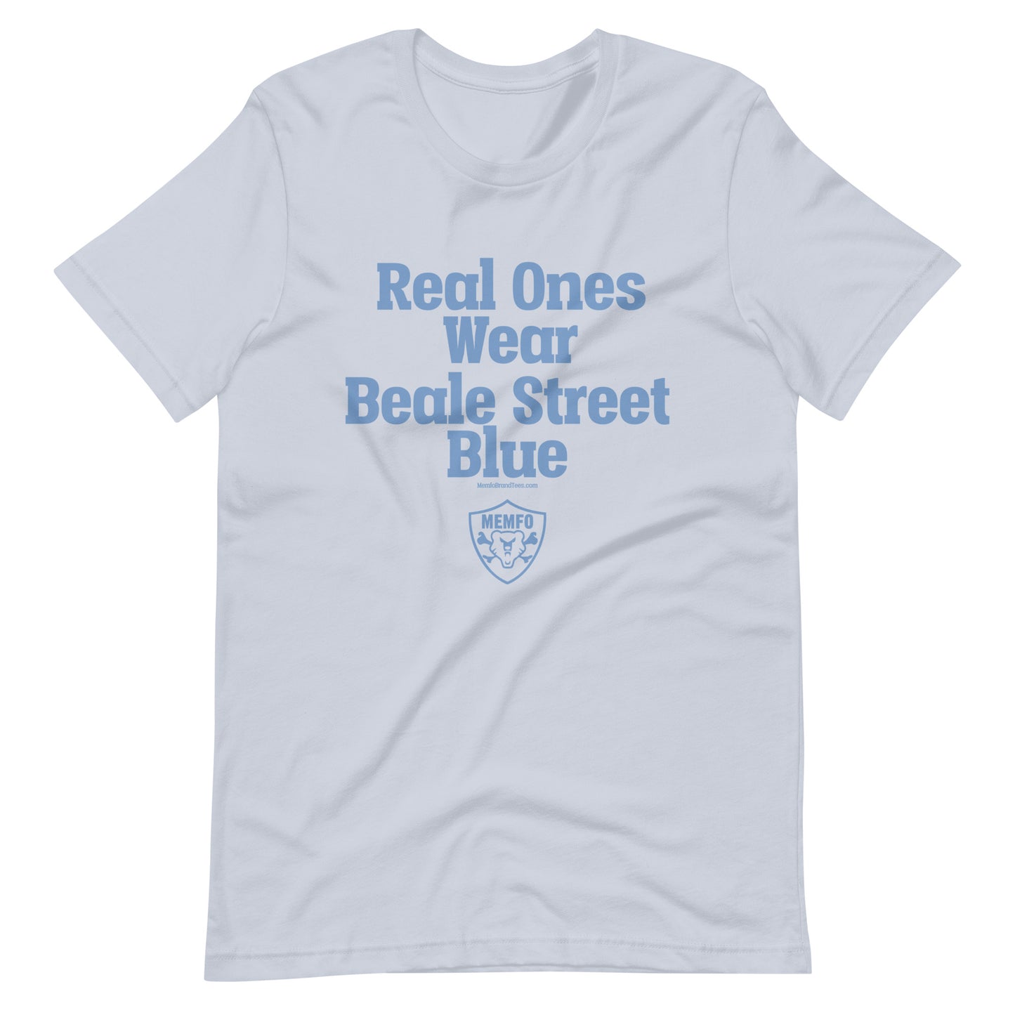 Real Ones Wear Beale Street Blue {Shield} Unisex t-shirt