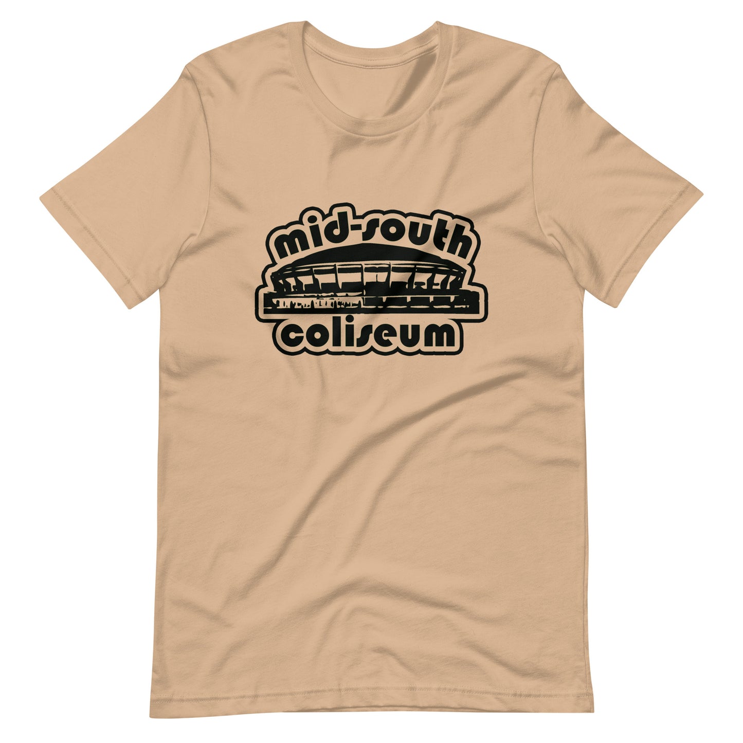 Mid-South Coliseum Outline Unisex t-shirt