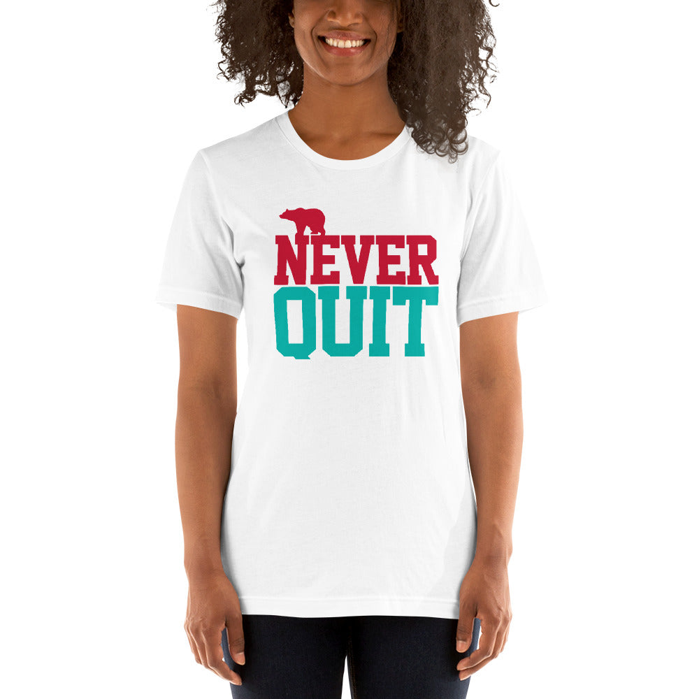 Never Quit Vancouver Unisex t-shirt