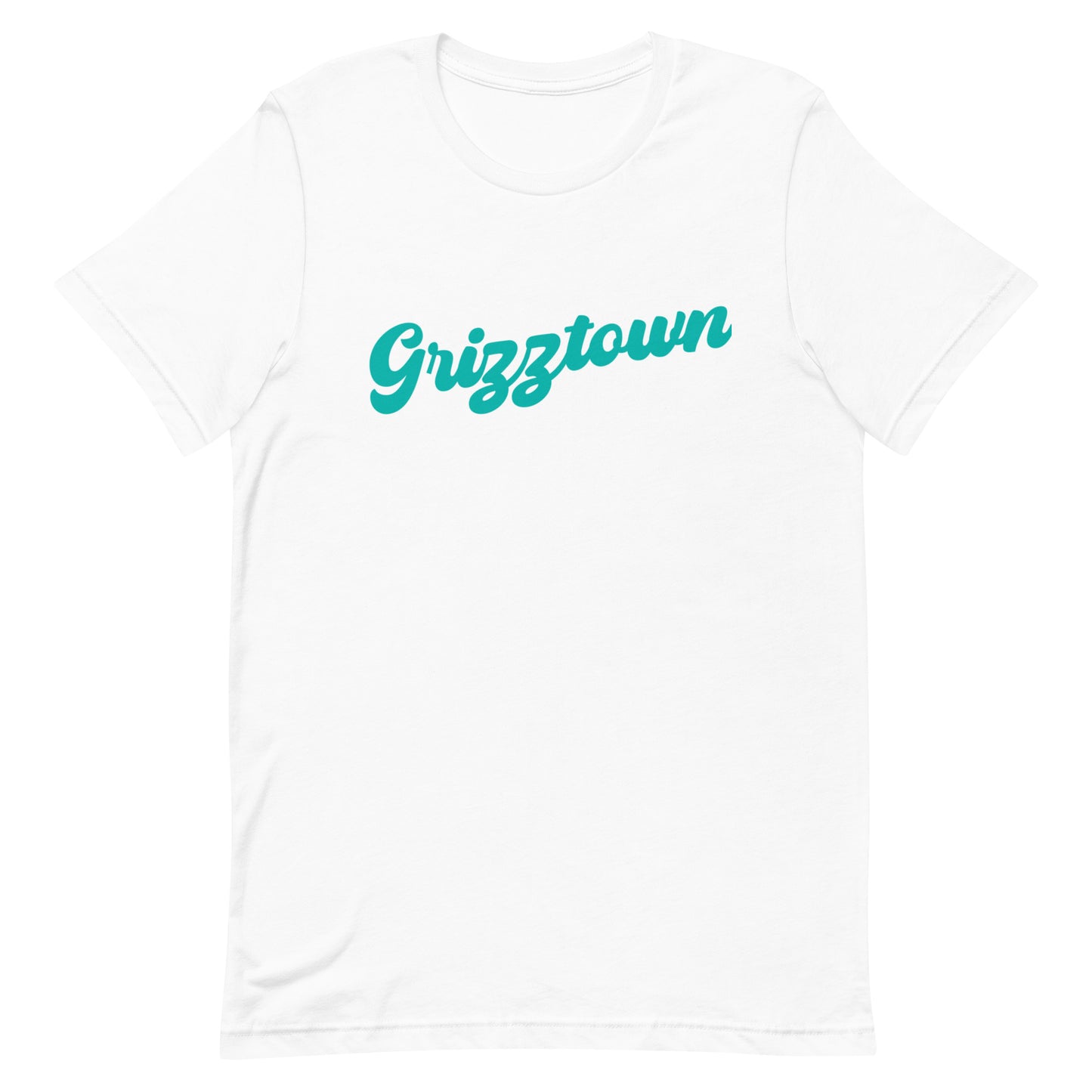 Grizztown Tilt (turquoise) Unisex t-shirt